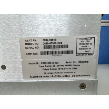 AMAT 0090-06519 Producer SE RTC CPCI Controller W/O Hard Disk